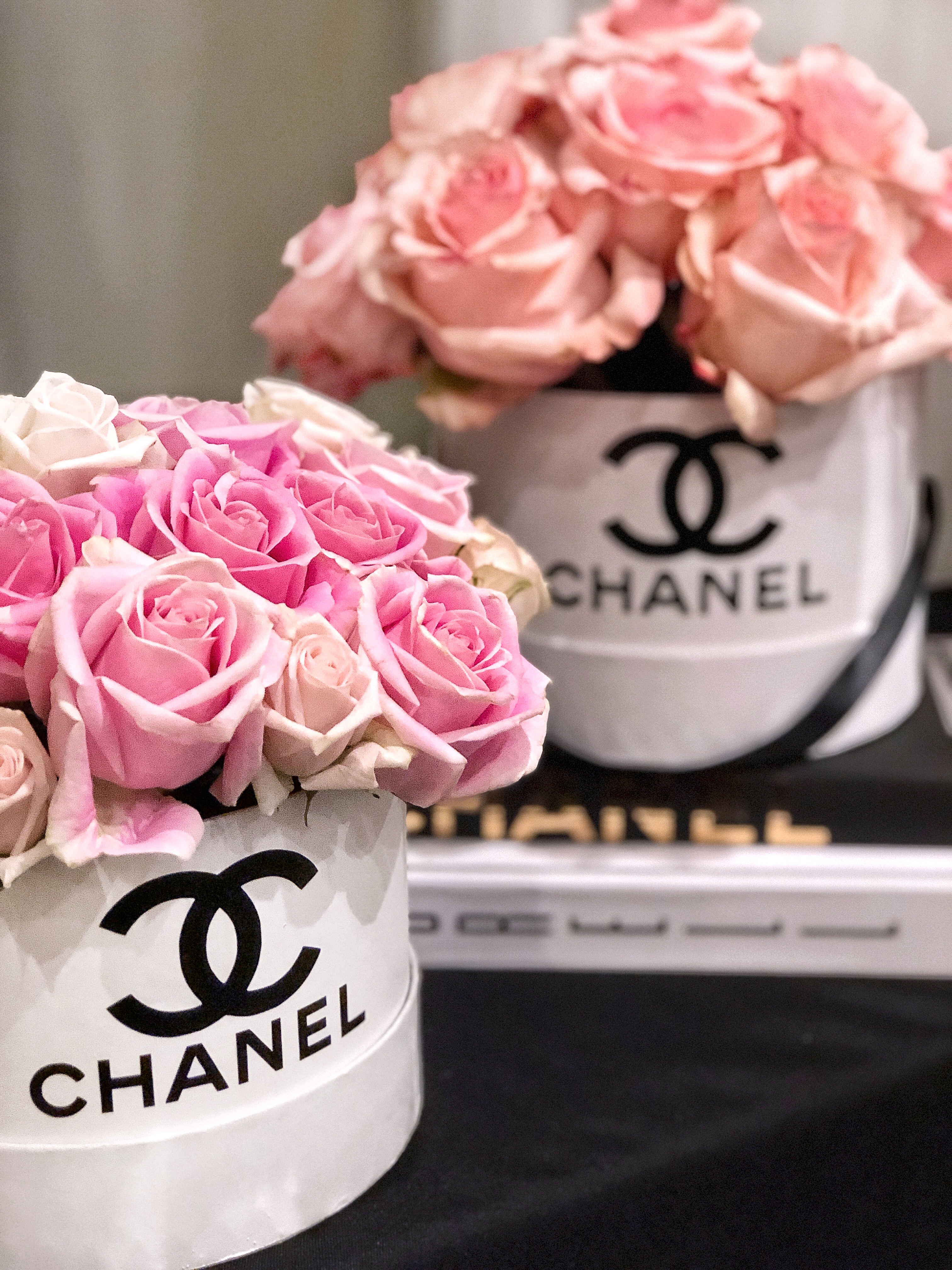 Coco Chanel Birthday Party Decoration Themes Ideas - Chanel Cake & Backdrop