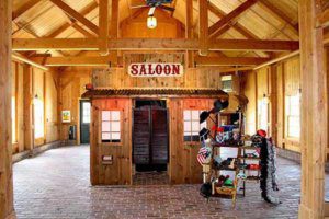rustic western saloon wedding photo booth rental