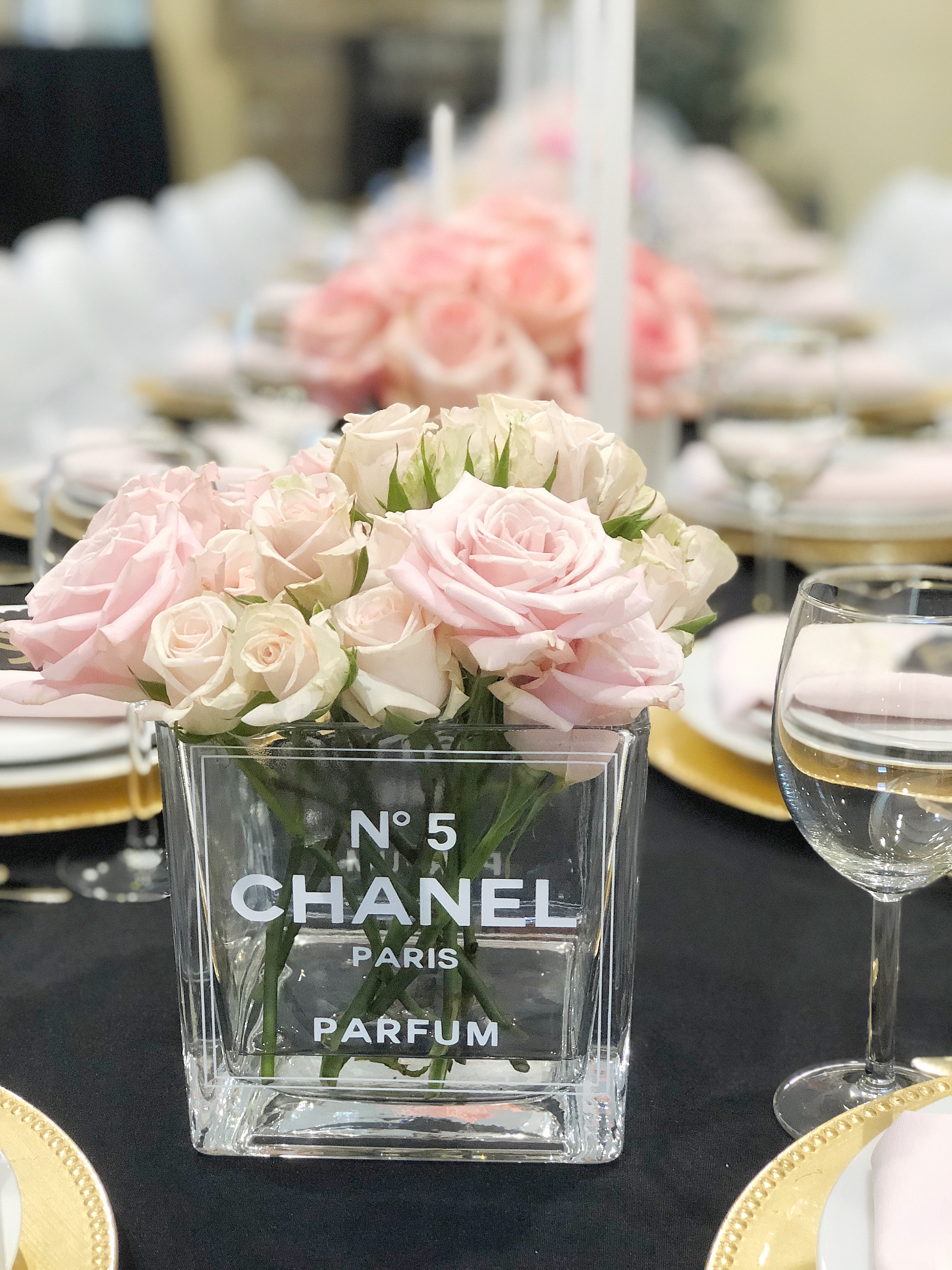 Coco Birthday Party Decoration Themes Ideas - Chanel Cake &